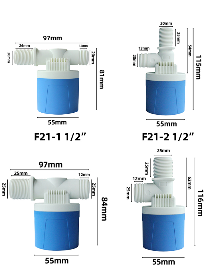 Automatic Water Level Regulator with 4-Point Ball Switch Float Valve ...
