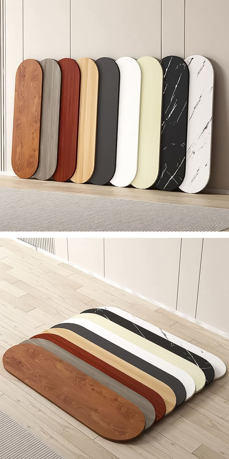 Desktop panels customized table tops wood panels countertops thickened ...