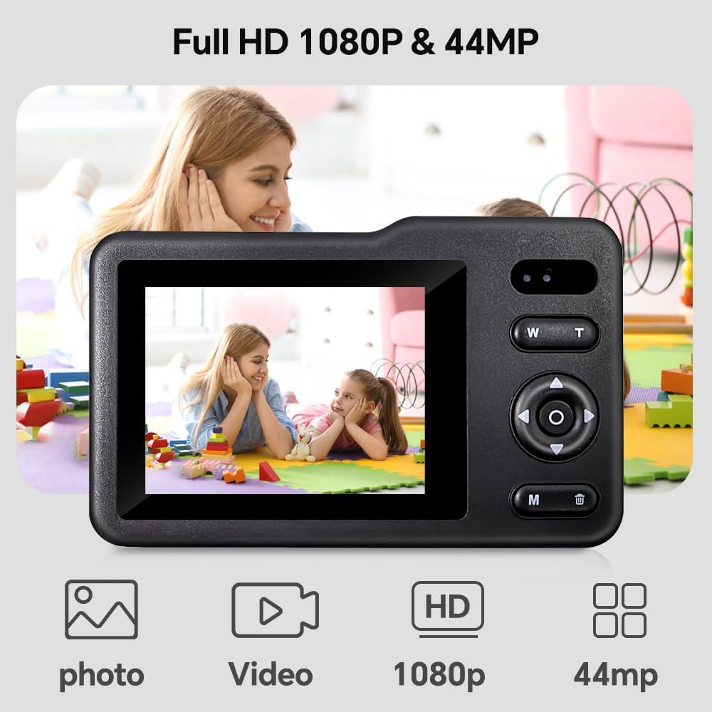 CCD Digital Camera Vintage Digicam Compact Retro Kids Digi Cam Handycam ...