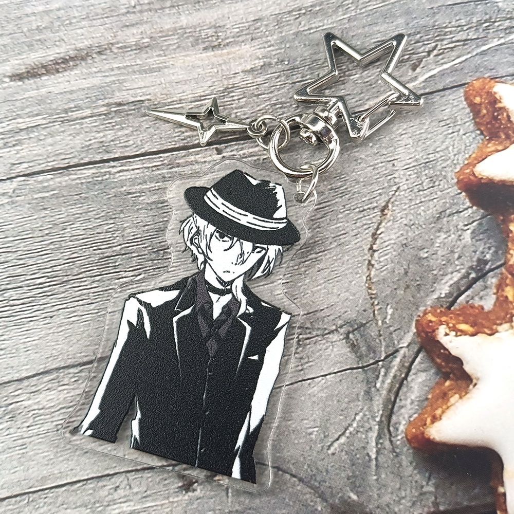 BSD Dazai Osamu and Chuuay Keychain Bungou Stray Dogs Soukoku ...