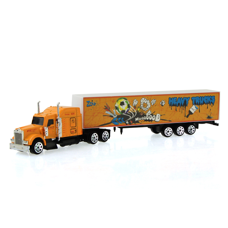 Alloy Tanker Model Car Toy Container Truck Mini Diecast Engineering ...