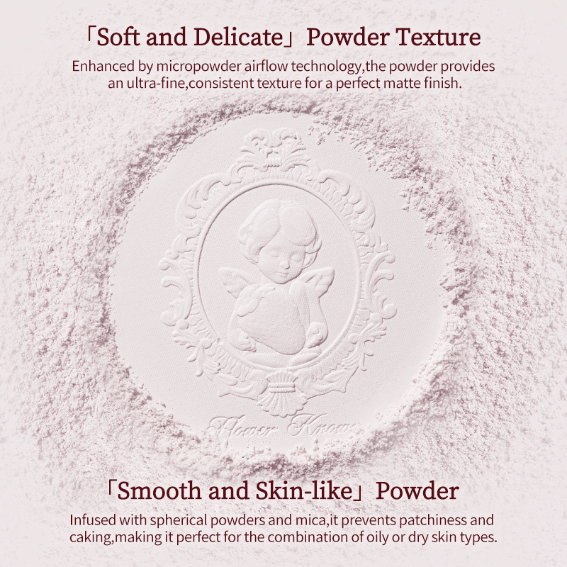 Flower Knows Strawberry Cupid Collection Pressed Powder Oil-control ...