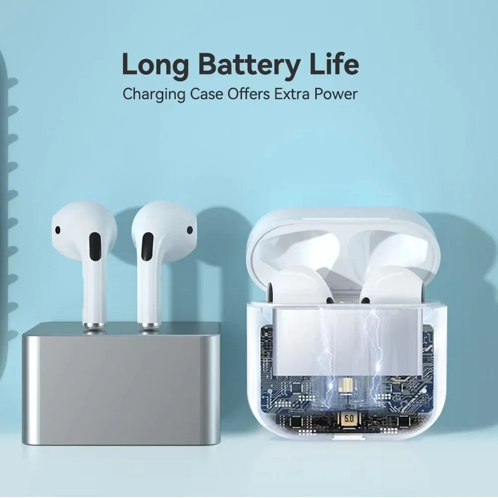 Pro4 Earphones TWS Wireless Bluetooth Earbuds In-Ear Headphones ...