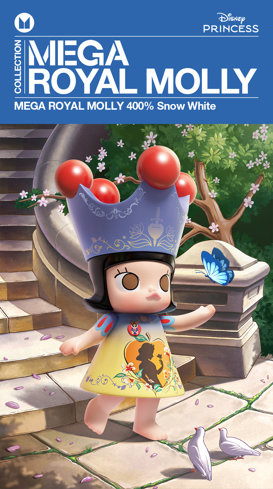 その他 POPMART Mega  Molly  White 400% MEGA ROYAL MOLLY 400% Snow White - POP MART (Macao, China)