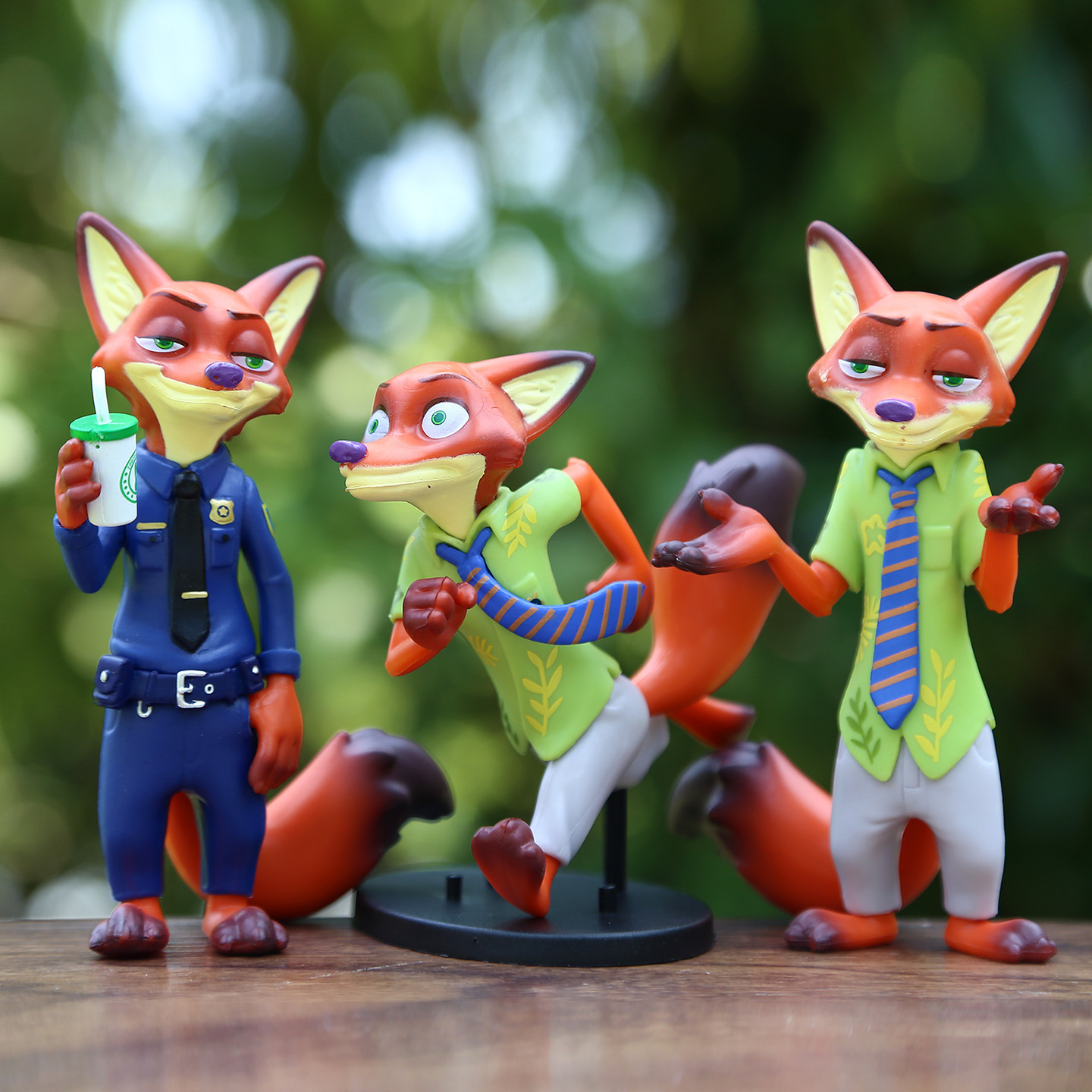 6Pcs/Set 12cm Cartoon Anime Zootopia Judy Hopps Rabbit Police Nick ...
