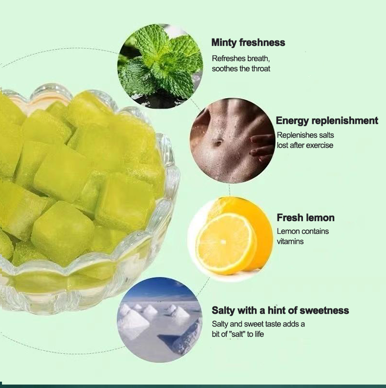 [3 FOR 30% OFF] No Sugar Throat Lozenges Cooling Lemon Mint Pear Flavor ...
