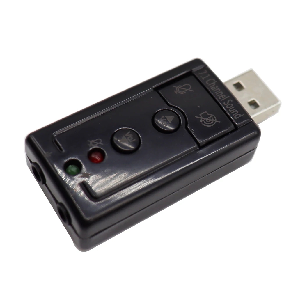 USB Sound Card 7.1 External Desktop Laptop Driver Free High Frequency ...
