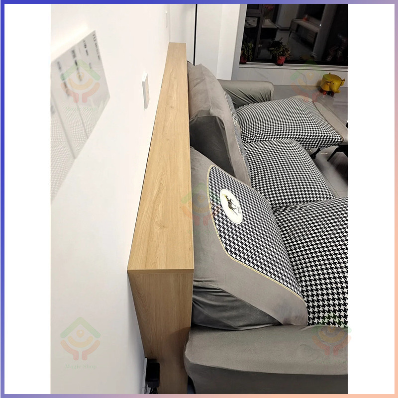 Sofa rear storage rack, ultra-narrow socket hole, long table, electric ...