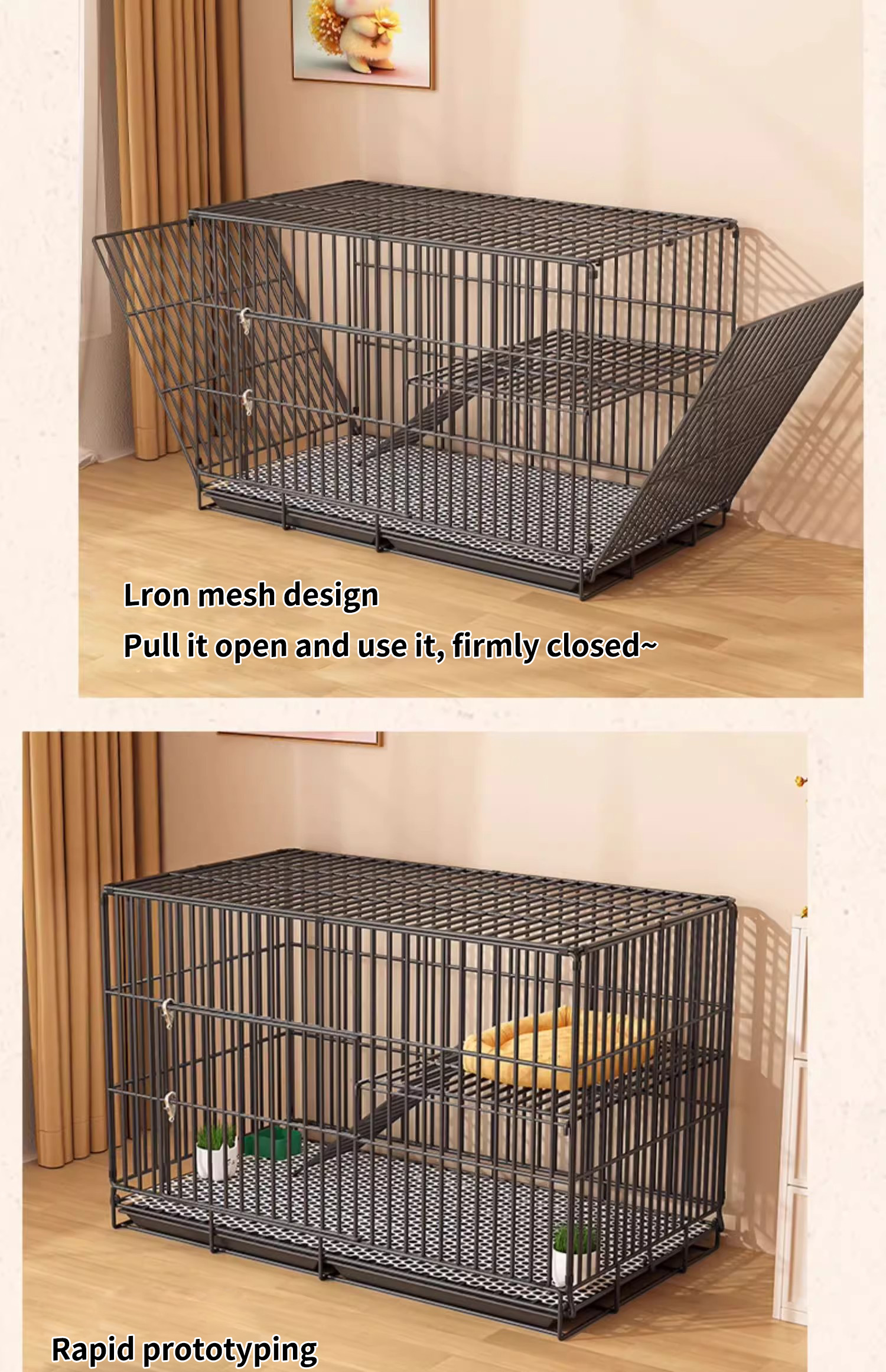Fold Rabbit cage Cat cage rabbit house Pet Cage Bird cage No ...