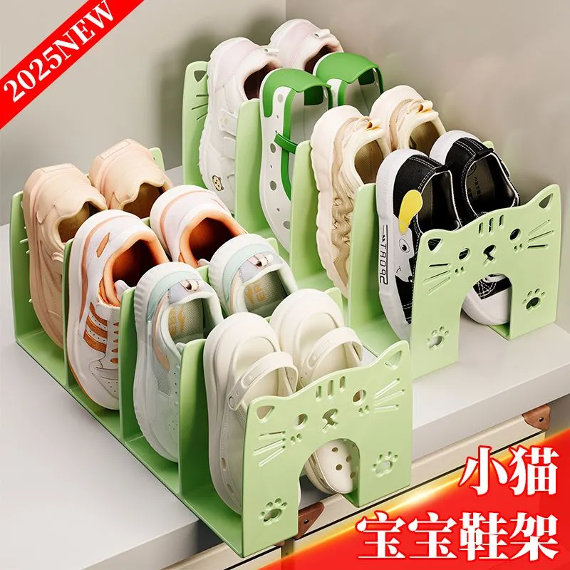 4-layer Simple Shoe Rack Plastic Home Shoe Rack Organizer Shoe Storage ...