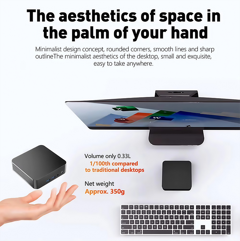 2026 New Windows 11 Intel i9-8950HK Office/home Use Desktop Computer ...