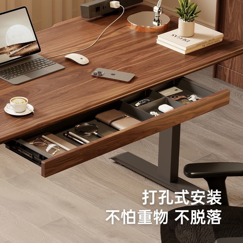Under Desk Office Table Drawer Solid Wood Under Table Drawer, Storage ...