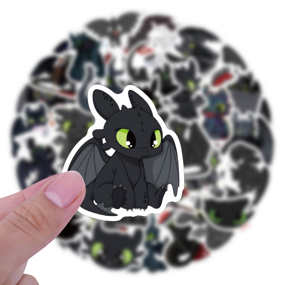55pcs Cute Toothless Stickers For Kids Dancing Toothless Dance How To ...