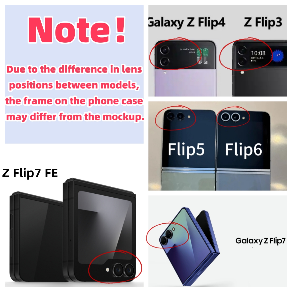 Samsung Galaxy Z Flip 8 7 6 5 4 Case zflip8 Flip7FE Flip6, for daily ...