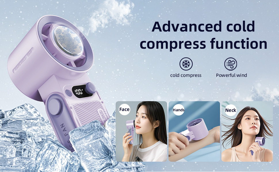 46 Hour Battery Life(2025 New) 10000mAh USB Rechargeable Portable Fan ...