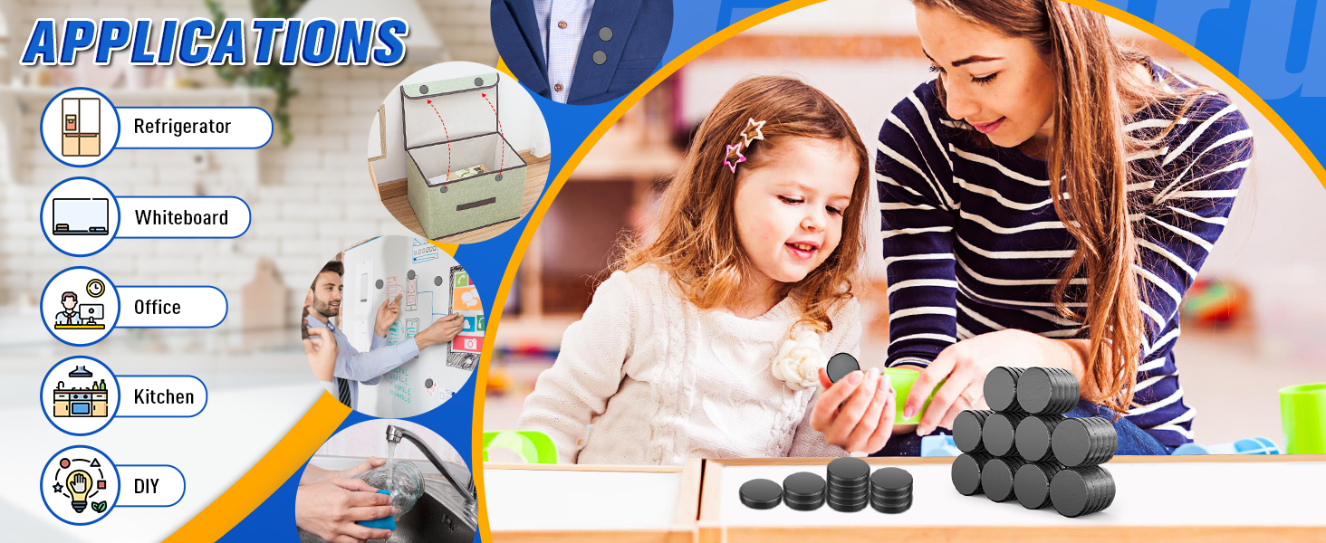 Strong Magnets with Adhesive Backing, Ceramic Magnets Strong Craft ...