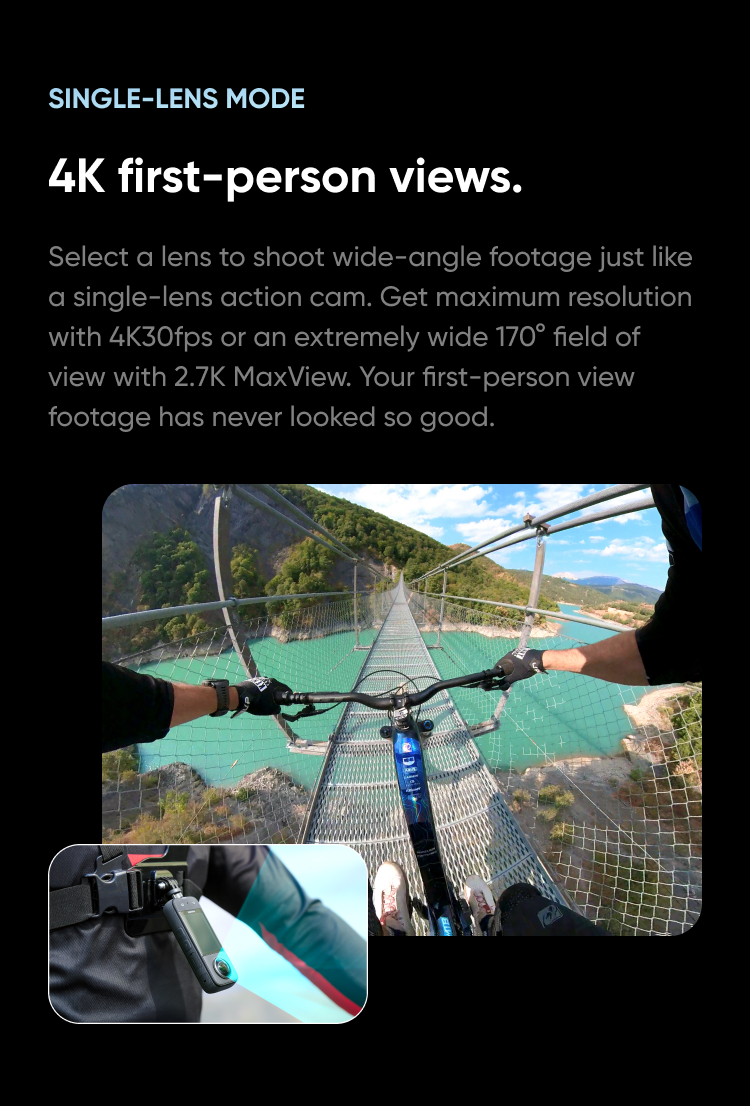 Insta360 X3 - Waterproof 360 Action Camera with 1/2