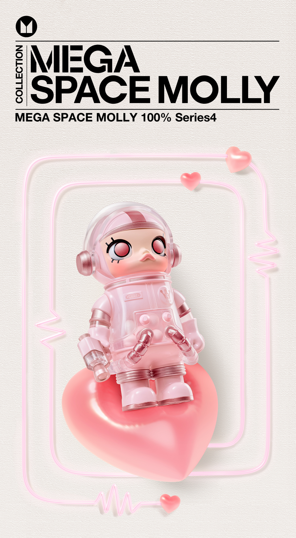 POP MART MEGA SPACE MOLLY 100% Series4 | Shopee Singapore