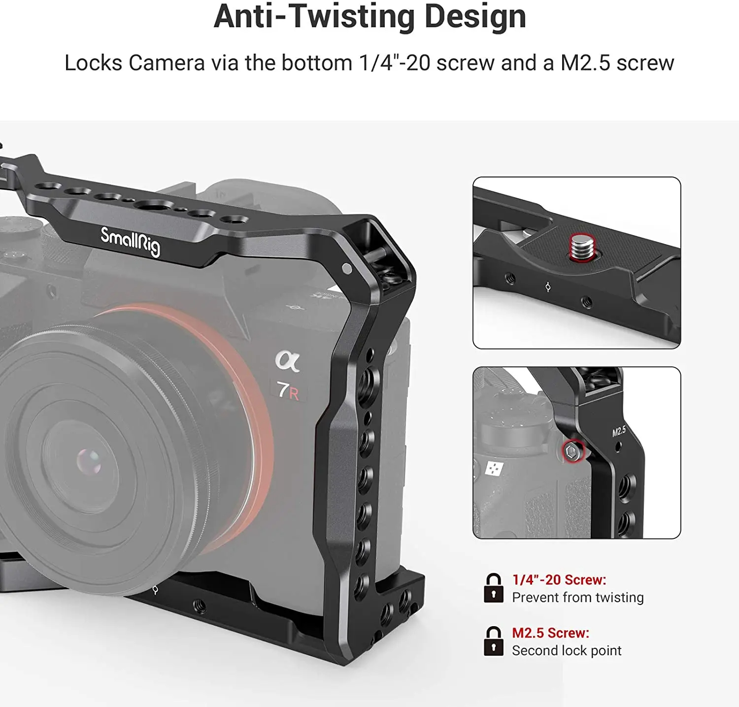 Smallrig DSLR for A7 III A7R III A7M3 A9 Camera Cage For Sony A7III Rig ...