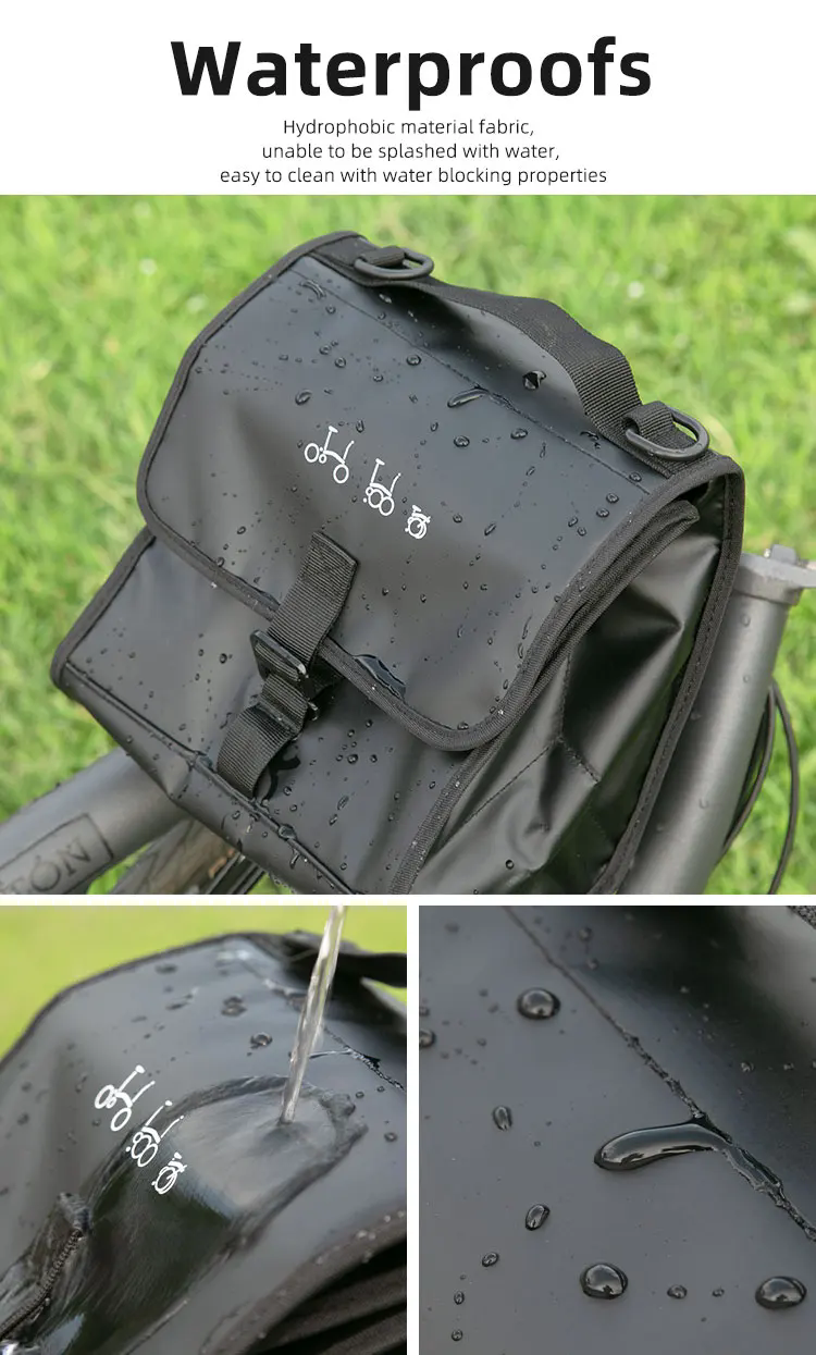 AGEKUSL Bike Front Bag Basket Bags Front Rack Pack Carrier Cycling Bags ...