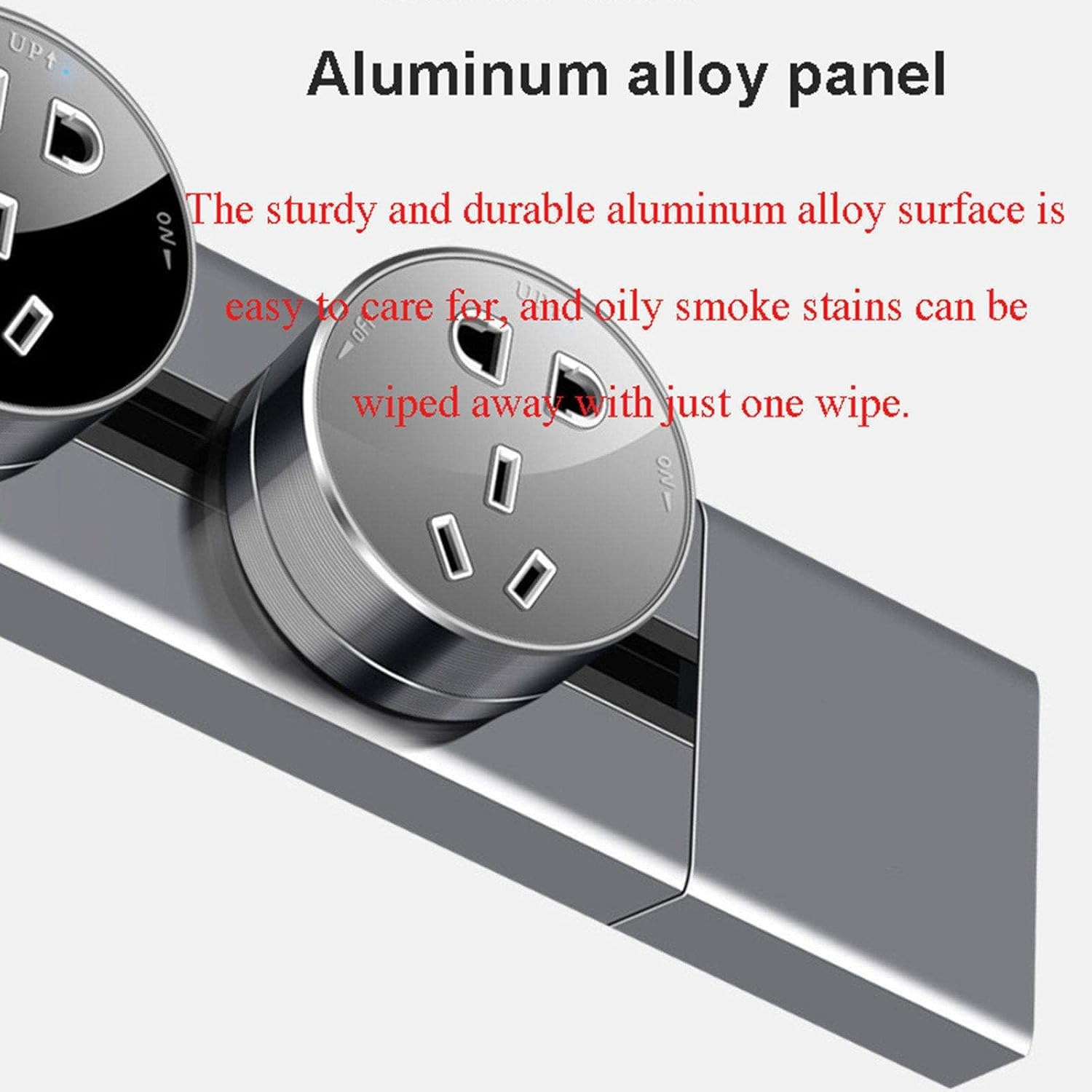 Power Strip Replaceable Wall Power Track with Removable Sockets Home ...