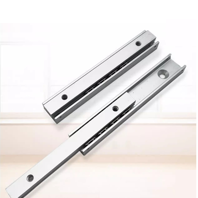 Thickened 2-Section Straight Small Guide Rail Miniature Slide Rail ...