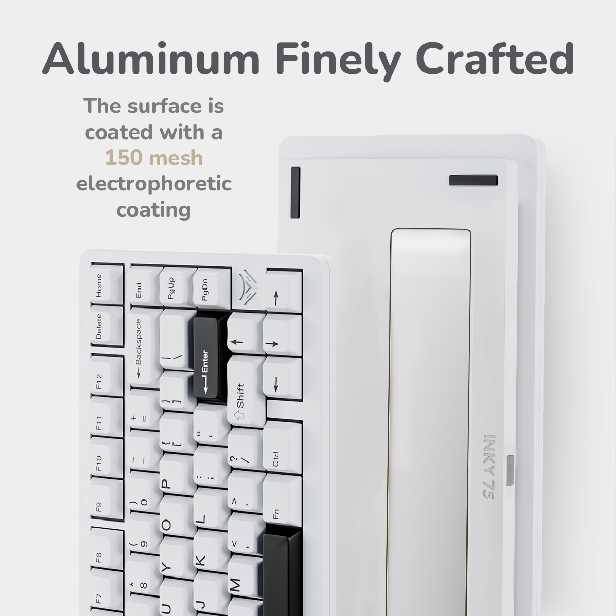 ElecFox INKY 75 Aluminum Full Build Mechanical Keyboard 75% Layout ...