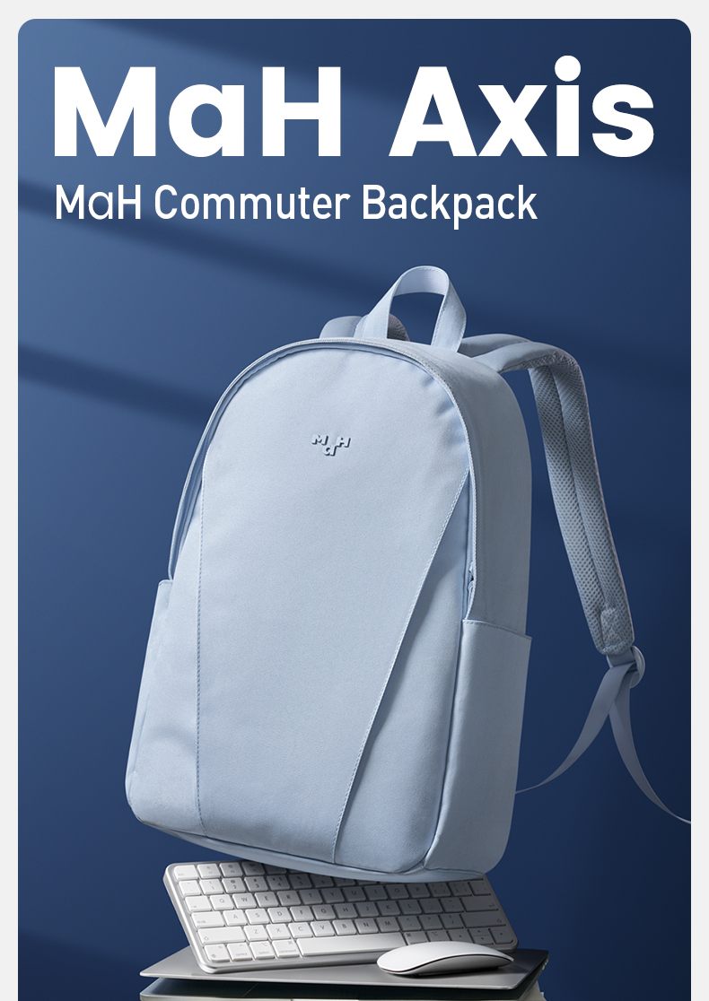 MaH 3415 Axis School Commuter Backpack - Waterproof Laptop Compartment ...