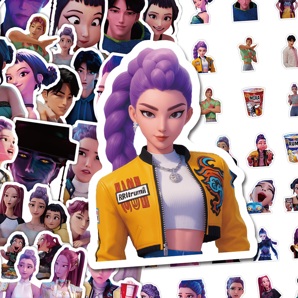 53pcs Cute Girl Group Series Stickers - Faith-Inspired Designs with ...