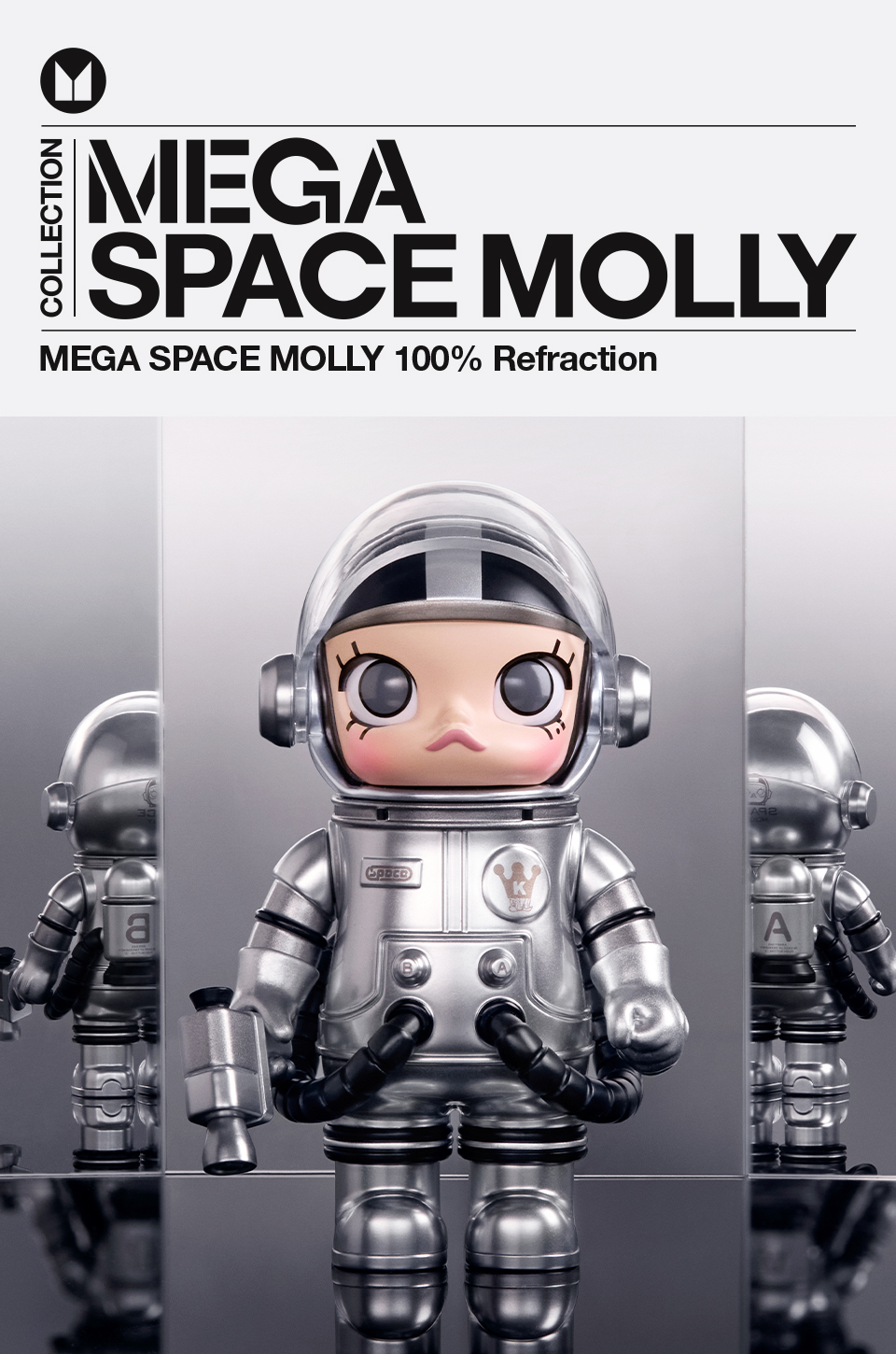 POP MART MEGA SPACE MOLLY 100% Refraction | Shopee Singapore