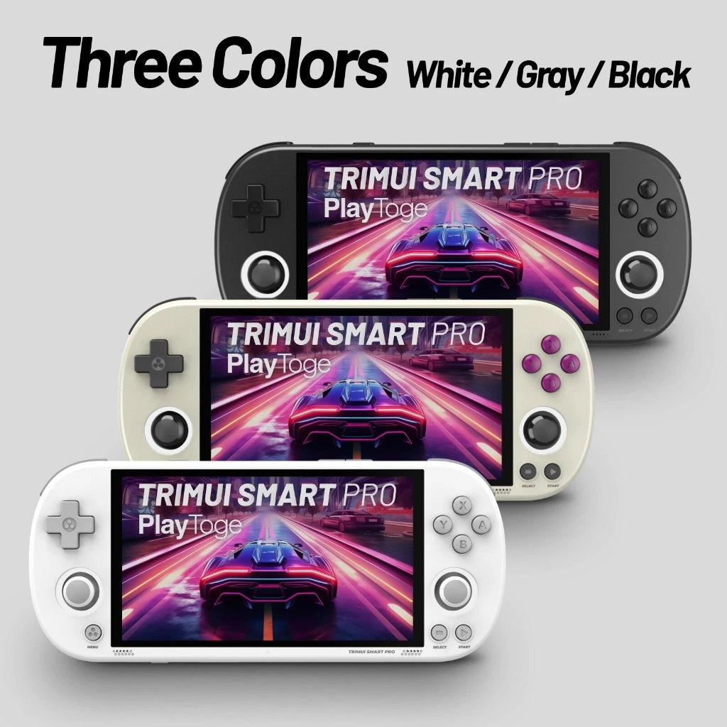 Trimui Smart Pro Handheld Game Console 4.96''IPS Screen Linux System ...