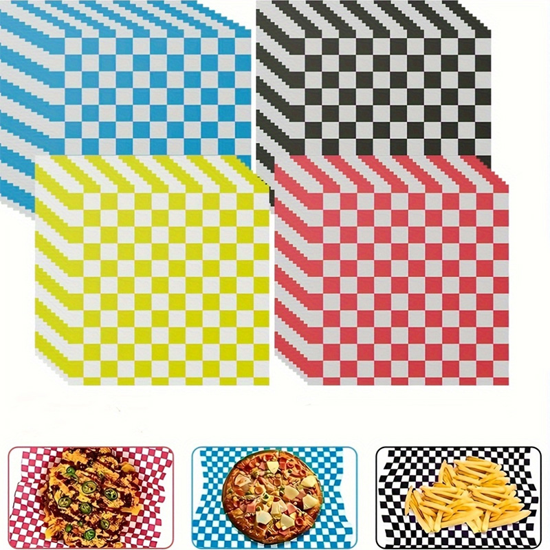 Disposable wrappers for burger, fried chicken, and bone snacks are ...
