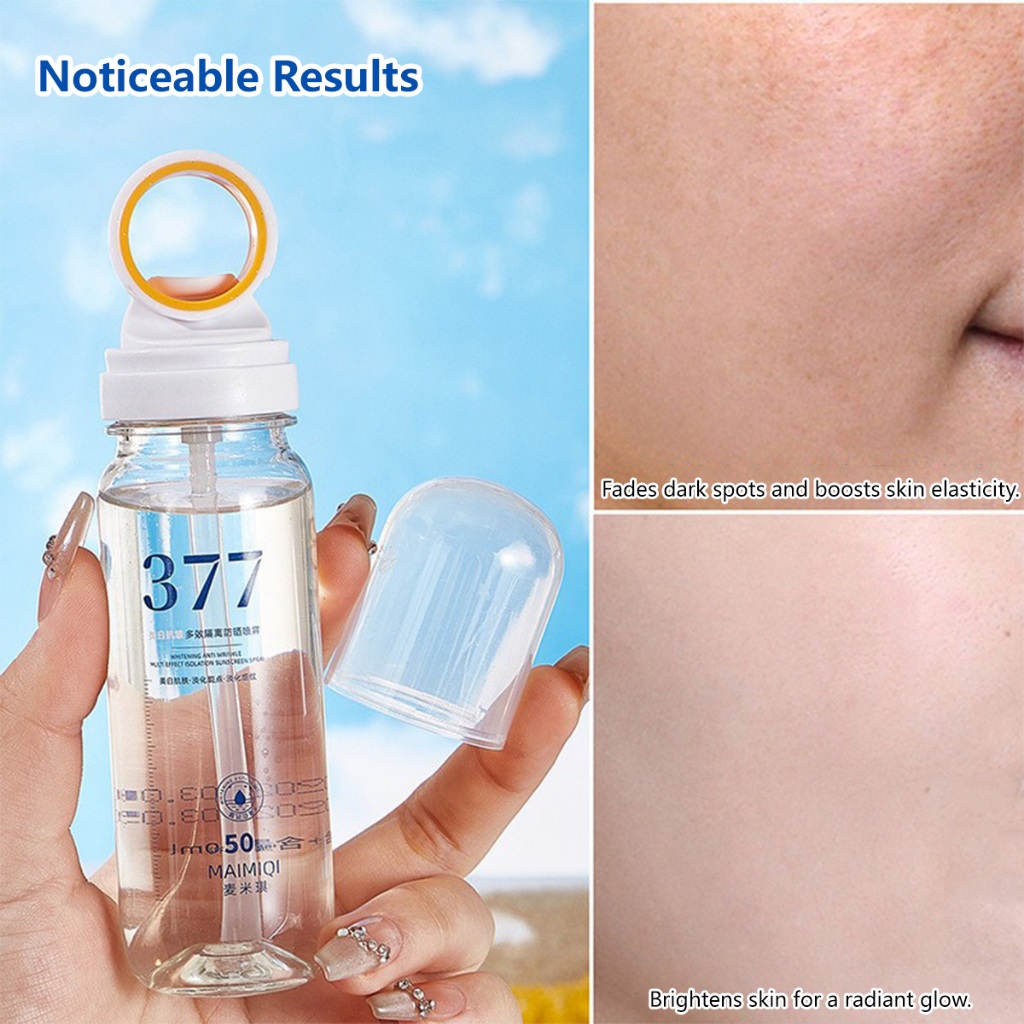 【SG】 377 Whitening Sunscreen Spray SPF 50 PA+++ Sweat Proof UV ...