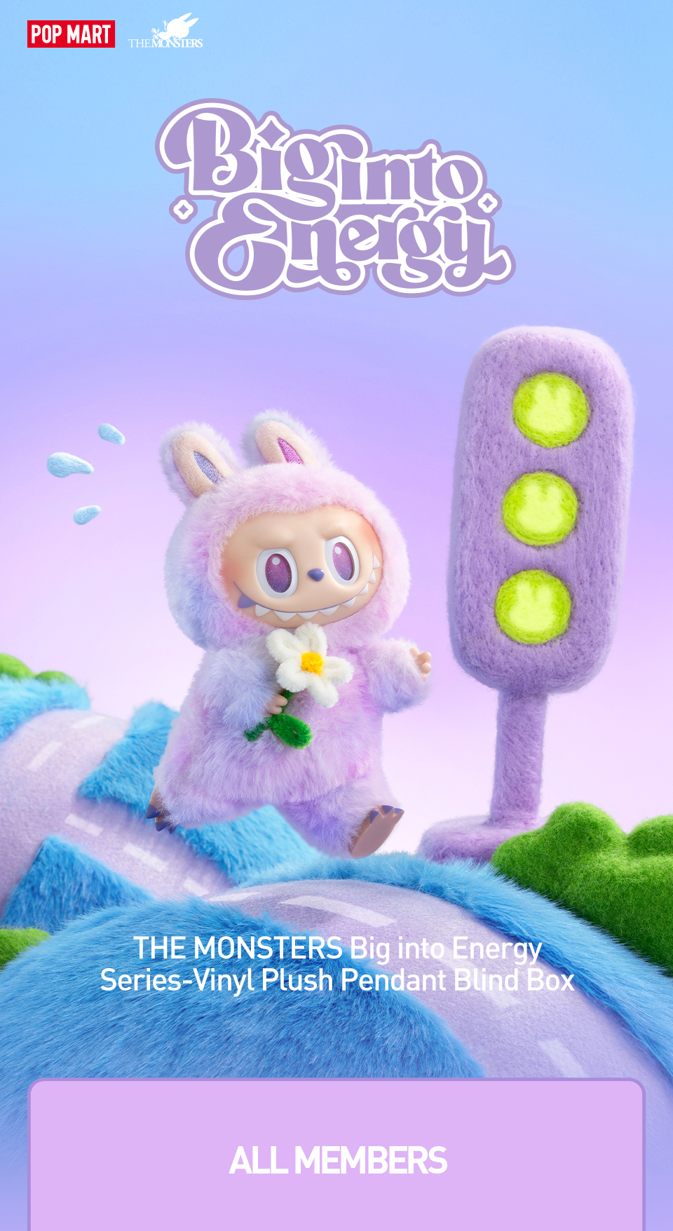 POPMART THE MONSTERS Big into Energy 未開封 THE MONSTERS Big into Energy box 未開封 POP MART Big into Energy