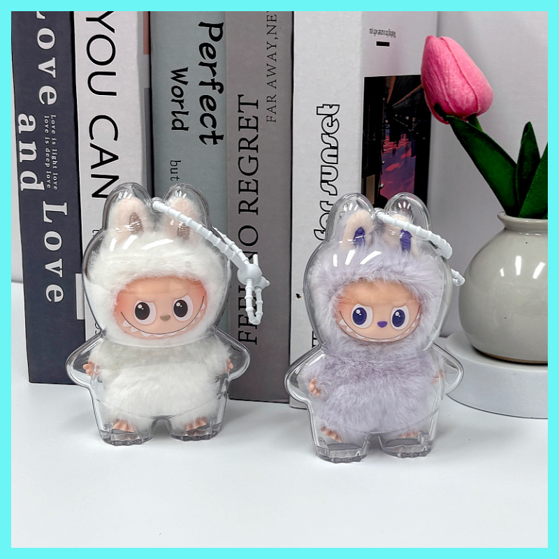 Mini Labubu V4 Protective Shell Case for 10cm LABUBU PIN OF LOVE Doll ...