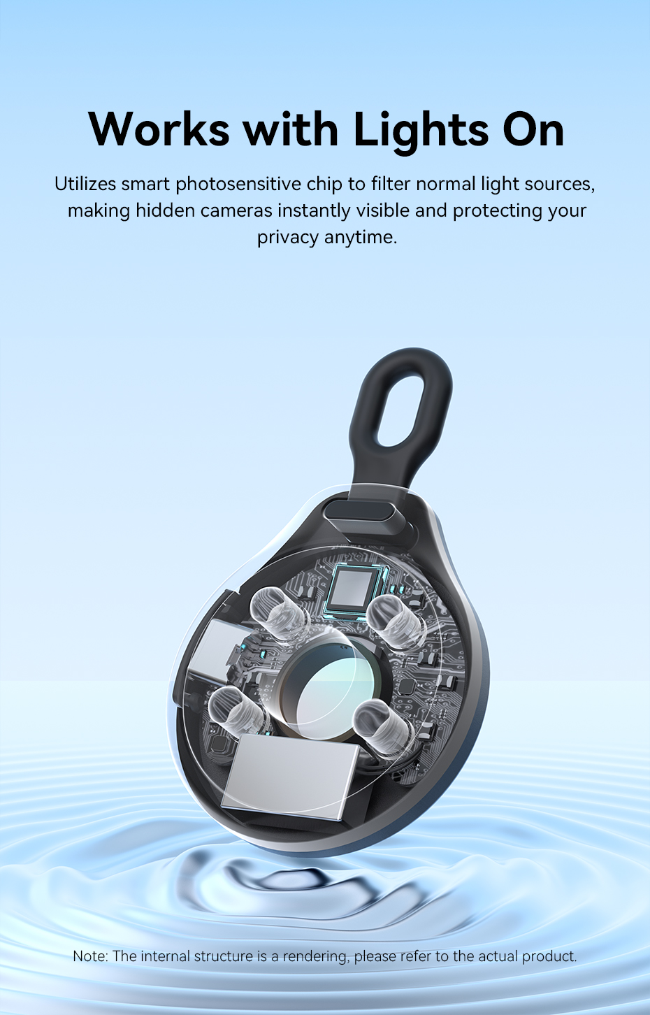 Vention Camera Detector Infrared Anti-Spy Hidden Camera Finder 5-Meter ...