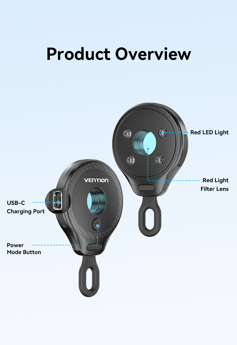 Vention Camera Detector Infrared Anti-Spy Hidden Camera Finder 5-Meter ...
