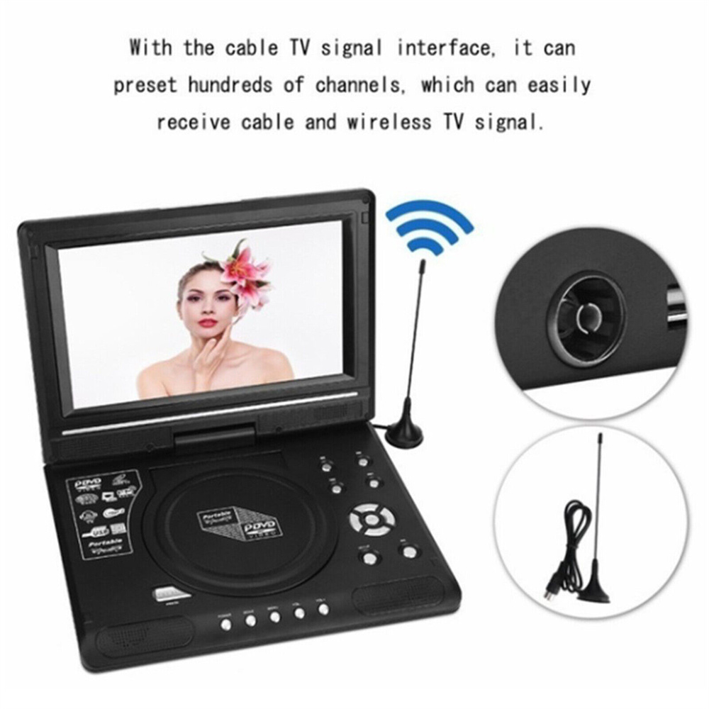 9.8 Inch Multifunction Portable DVD Portable DVD player with screen 9.8 ...
