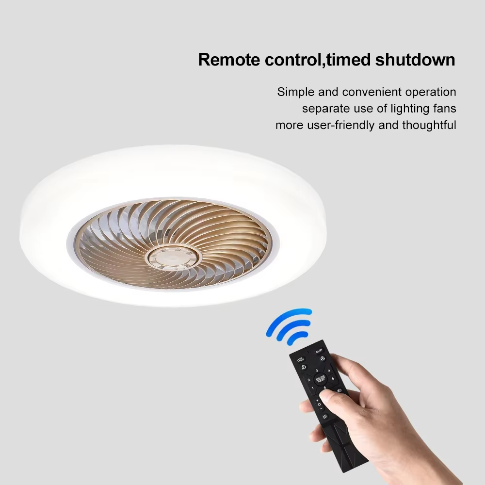 Ceiling Fan with Light Silent operation 6-speed adjustment Remote ...