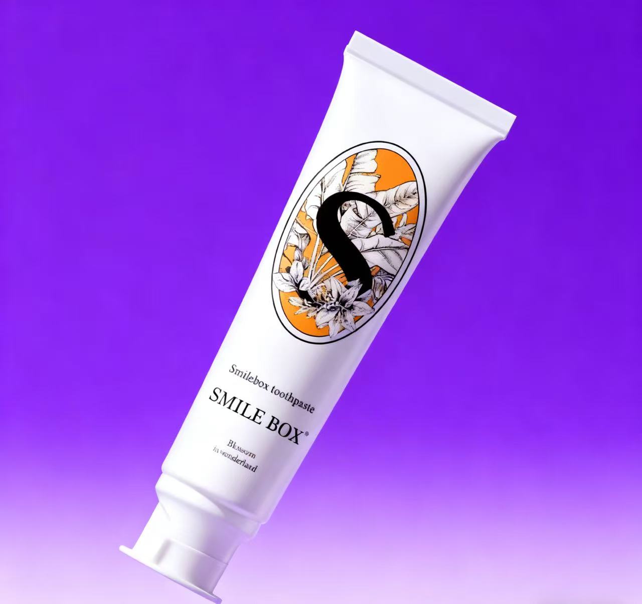 Whitening toothpaste with a perfume scent, vitamin benefits, and a ...