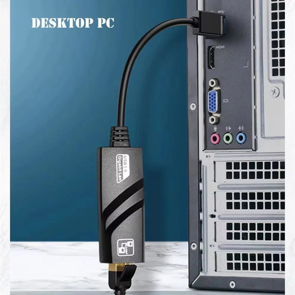 100/1000Mbps USB 3.0 Wired USB TypeC To RJ45 Lan Ethernet Adapter ...