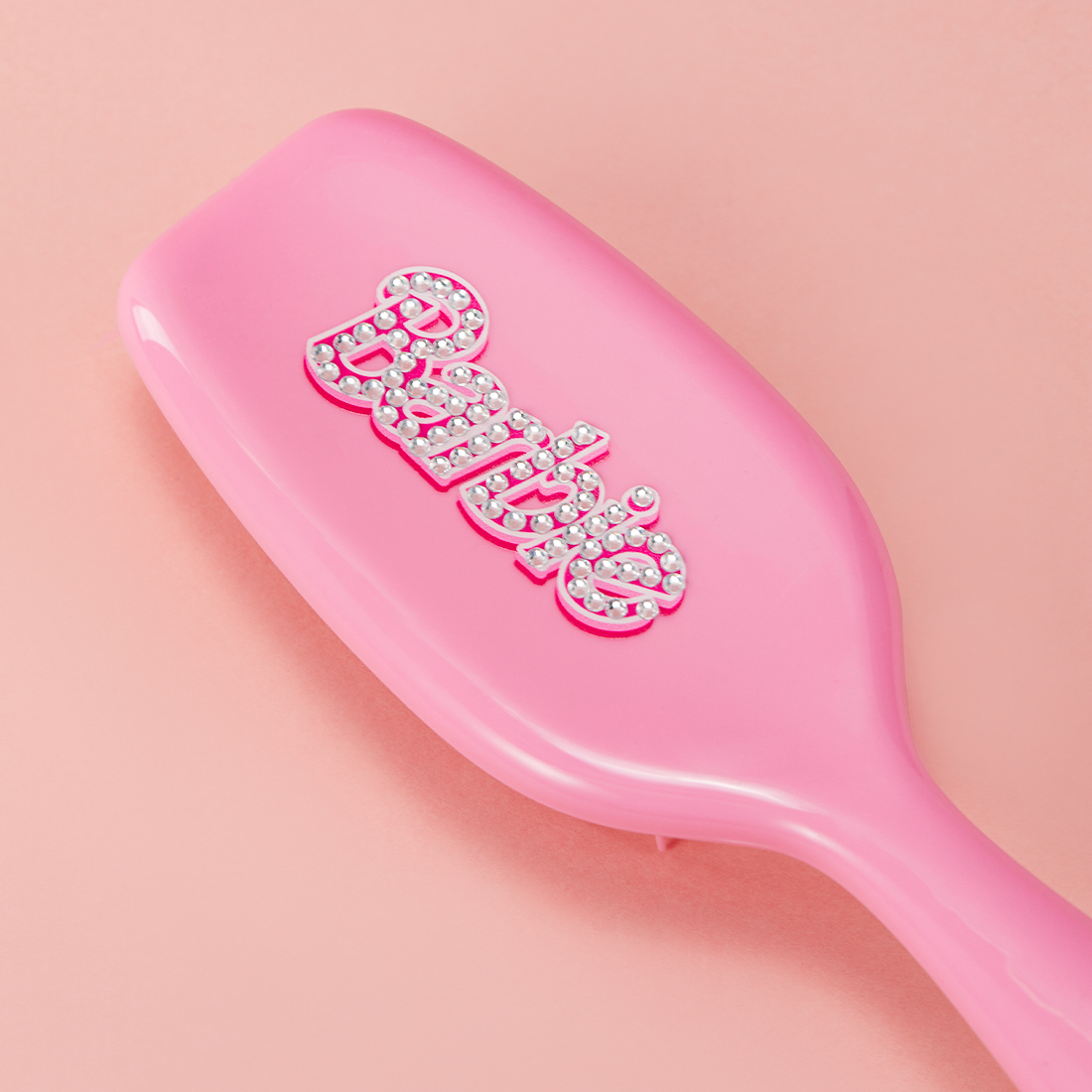 Miniso Barbie Pink Series Diamond-Textured Hair Straightening Comb 6cm ...