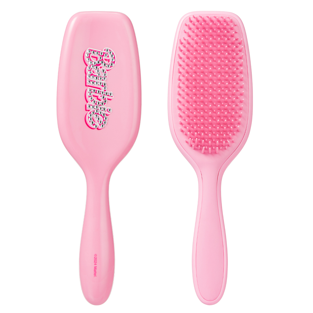 Miniso Barbie Pink Series Diamond-Textured Hair Straightening Comb 6cm ...