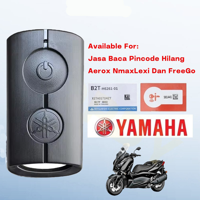 Yamaha Motorcycle Spare Remote Control Key For Aerox S V1 V2 Nmax V2 V2 ...