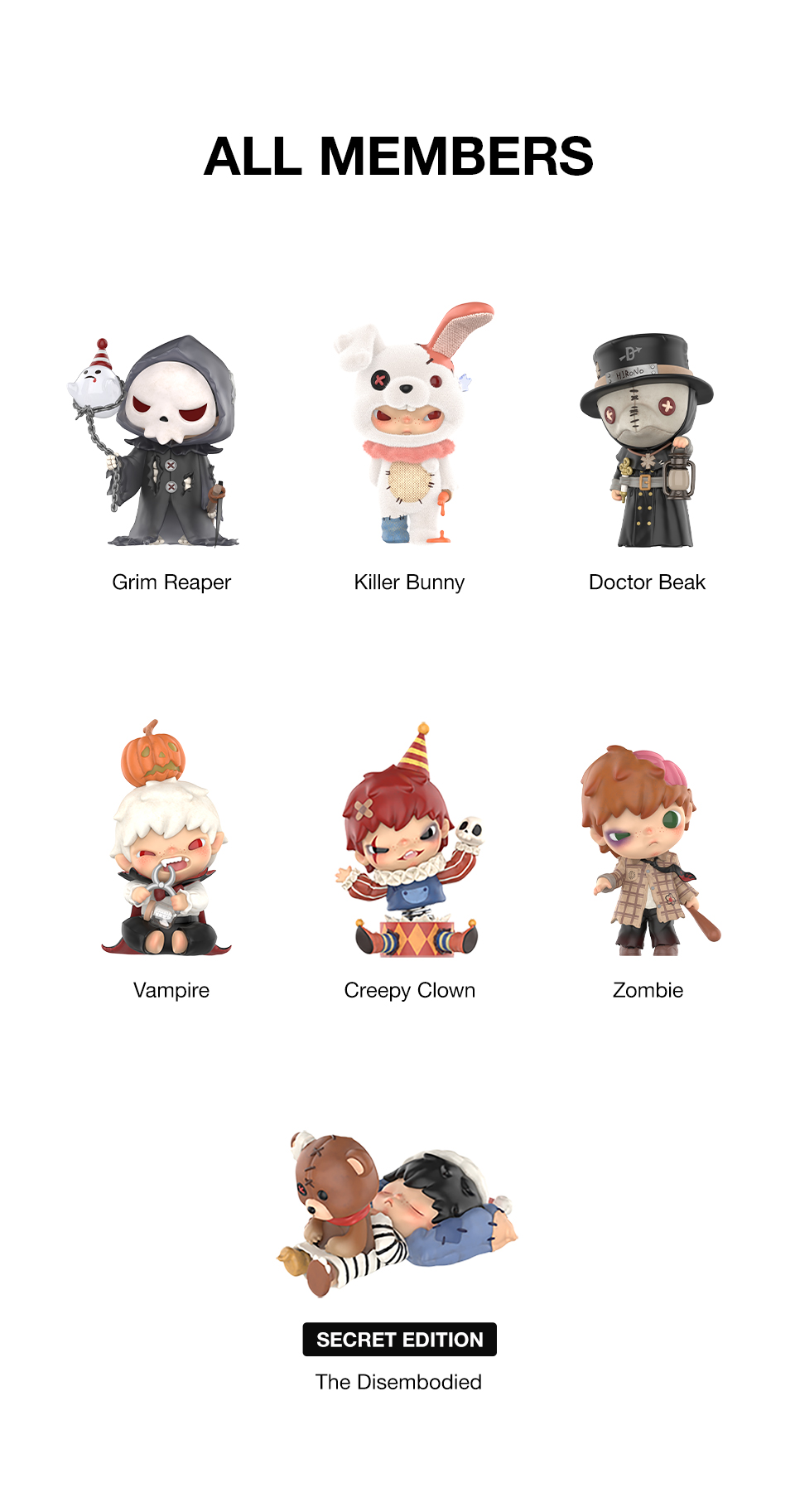 POP MART Hirono Monsters' Carnival Series Figures（whole set