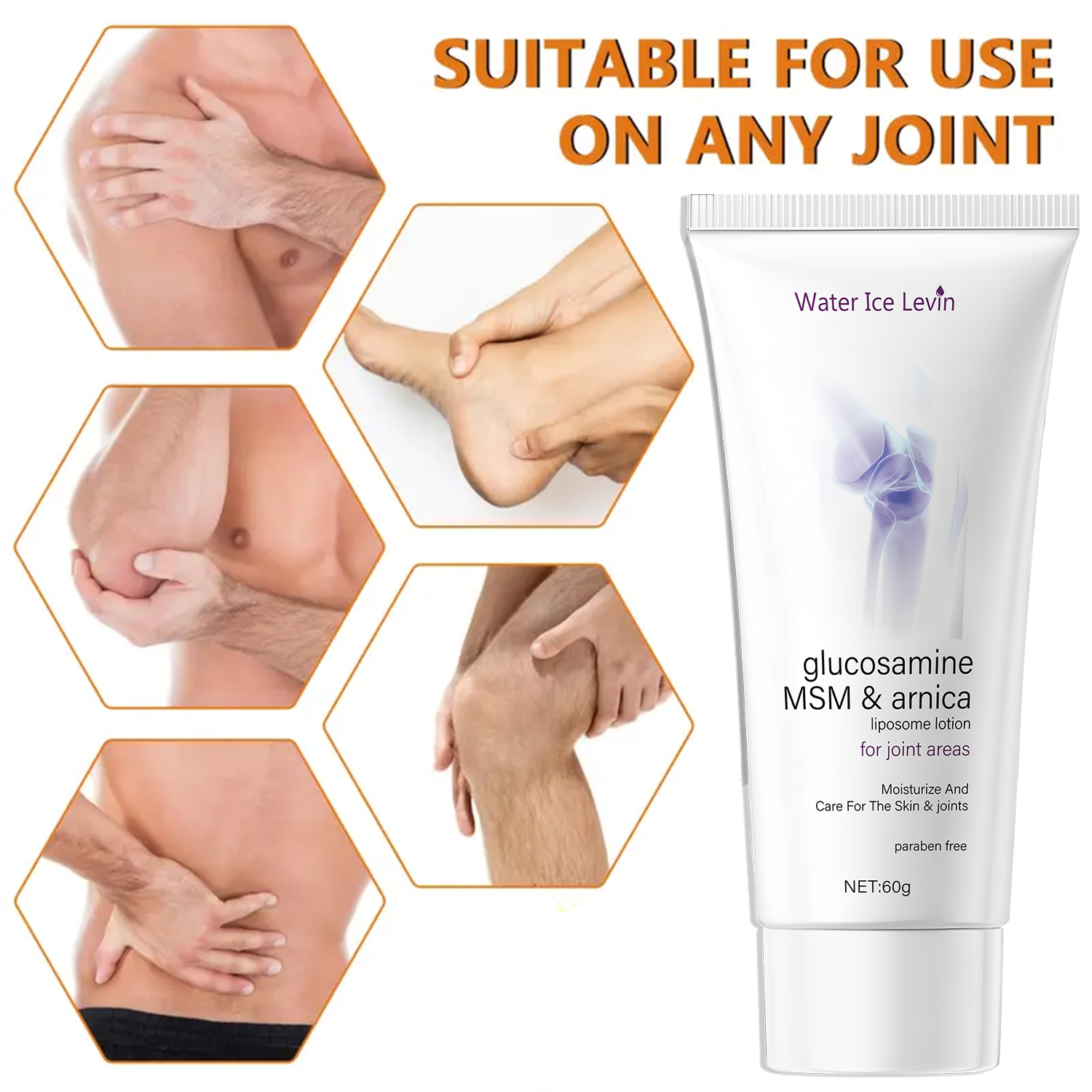 Glucosamine MSM & Arnica Joint Cream - Natural Ingredients, Non-Greasy ...