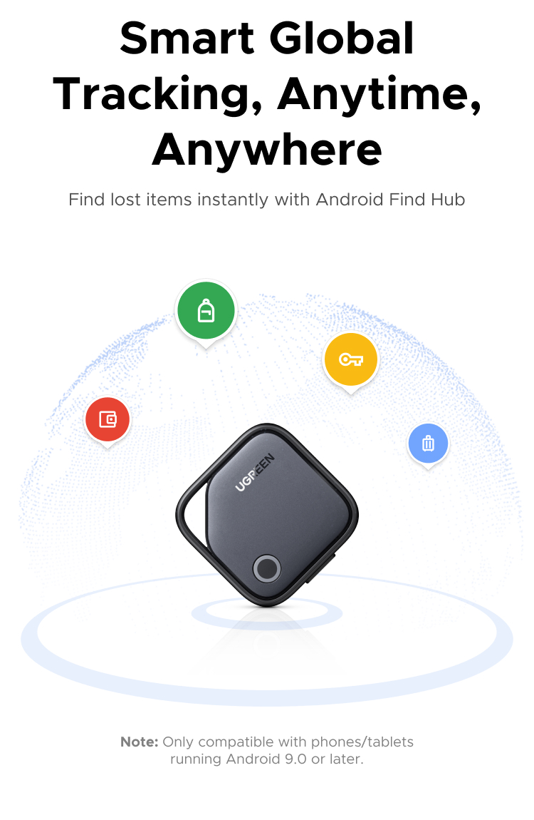 UGREEN FineTrack G Smart Tag Smart Locator Anti Lost Work with Find Hub ...
