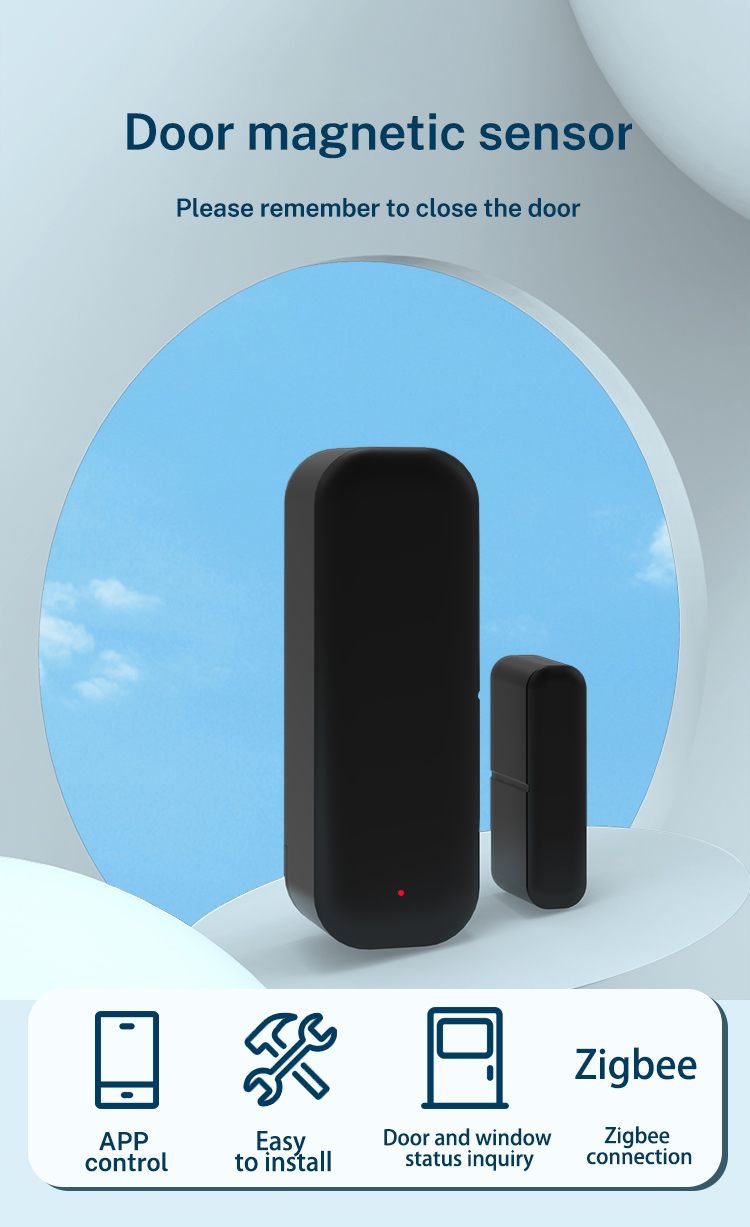 Zigbee 3.0 WiFi Smart Home Door and Window Contact Sensor, Remote ...