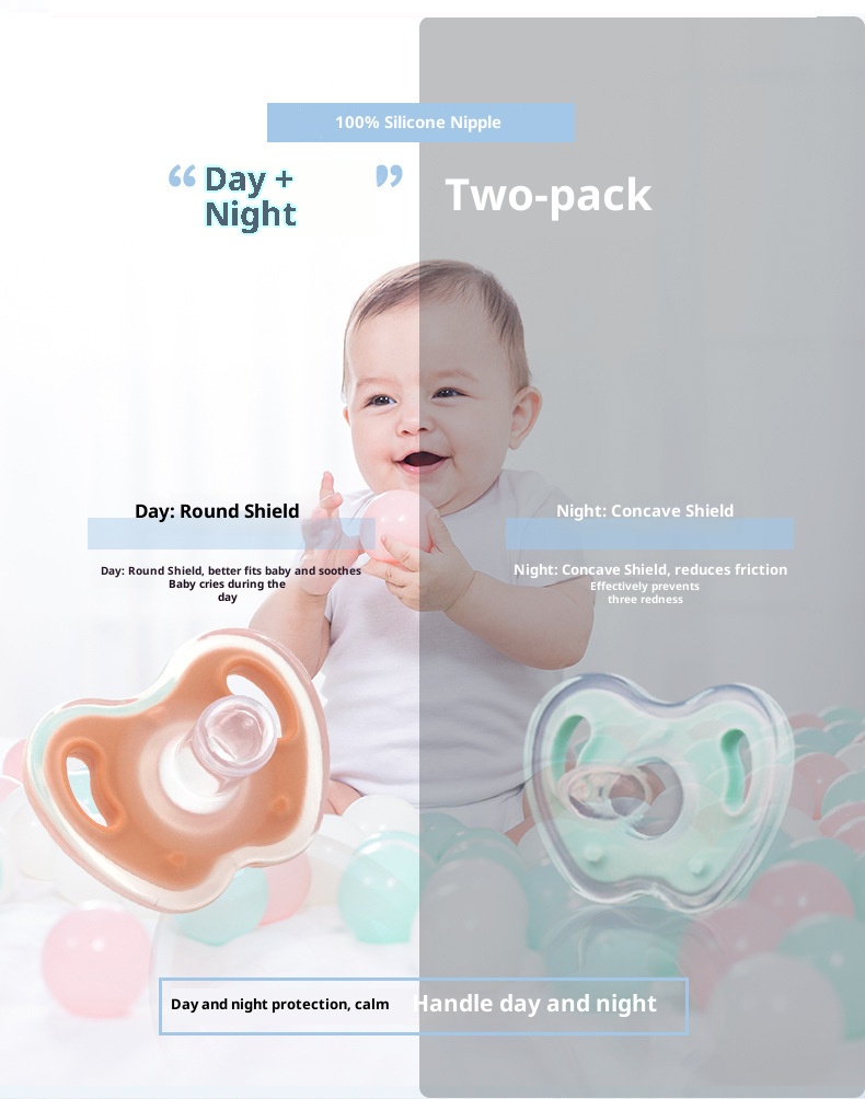 Ultimate Comfort Pacifier Package for Newborns. Contains Breast-like ...