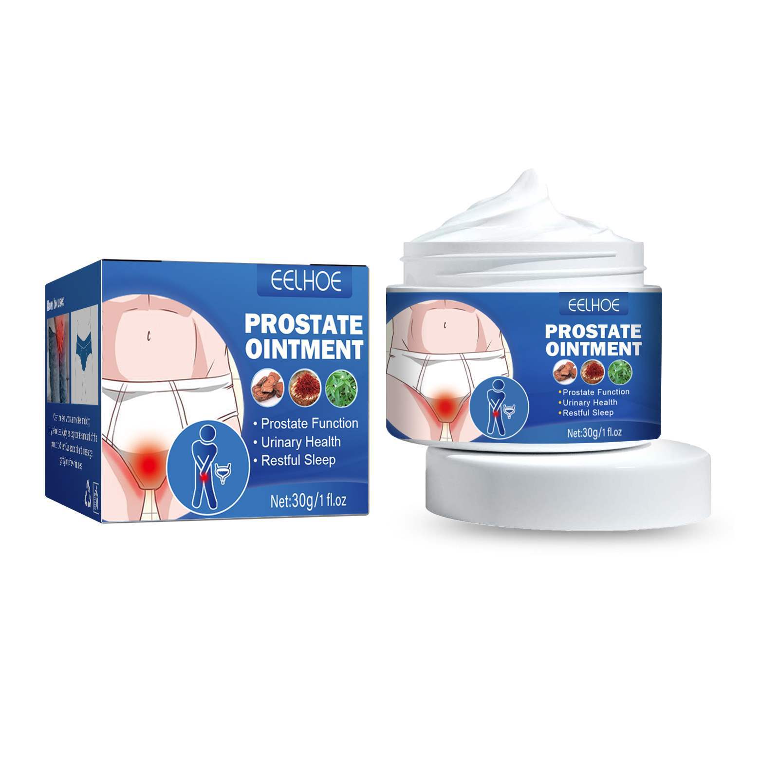 Men's Prostate Care Cream,Prostatitis Herbal Gel Men Nursing Lotion ...
